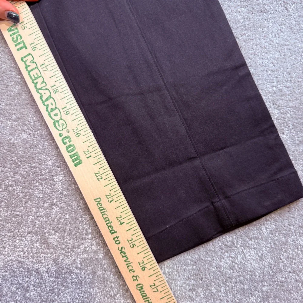 Hill House Home Claire Pant Trousers Cropped‎ Black NWT High Rise Flare Leg Med